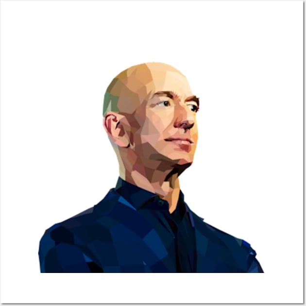 Jeff Bezos Wall Art by Worldengine